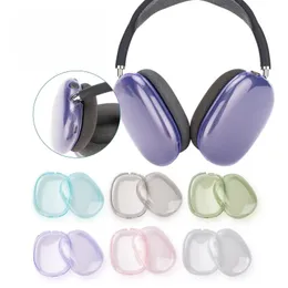 1ペア交換シリコン耳パッドエアポッドのクッションカバー最大ヘッドフォンヘッドセットEarpads Earmuff Protective Case Sleeve