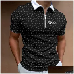 Мужские Polos Summer Korea Golf Mens Рубашки высококачественные дышащие рубашки с коротким рукавом.