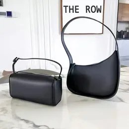 The Row Underarm Hand Handbag High Quality Bag Beacle Leather Tote Luxurys Woman Counter Half Moon Bag Fashion Pochett