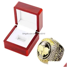 Pierścienie zespołowe pierścienie zespołowe 2023 Fantasy Football Pierścień z stojakiem FL Rozmiar 8-14 kropla biżuteria DHDX4 DHWX3