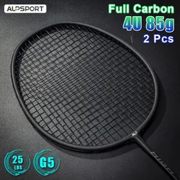 Alpsport Rr 4U G4 2 pcslot Original Super Offensive Max 25 lbs Carbon Fiber Badminton Racket Includes bag and string 240516