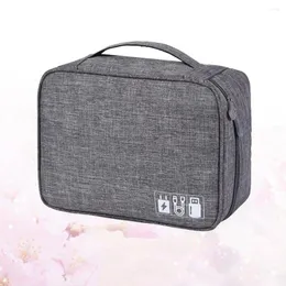 Storage Bags Electronics Organizer Travel Carrying Case Pouch Cable Tech Box Organiser Cord Electronic Gadgets Accessories Cell Wall