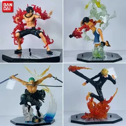 Outros brinquedos novos personagens de animação de uma peça Fire Fire Fist Luffy Ace Sanji Modelo