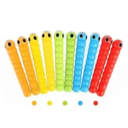 Altri giocattoli Wand Worms for Worm Game Strawberry Catch Baby Montessori Education Wooden Accessori giocattoli in legno