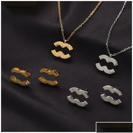 Pendant Necklaces Pendant Necklaces Designer Love Necklace 18K Gold Plated Exquisite Design High En Jewelry Long Chain 925 Sier Luxury Dhnko