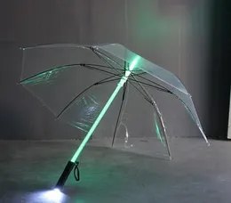 50pcslot Cool Blade Runner Light Saber LED Flash Light Umbrella rose umbrella bottle umbrella Flashlight Night Walkers lin32358720003