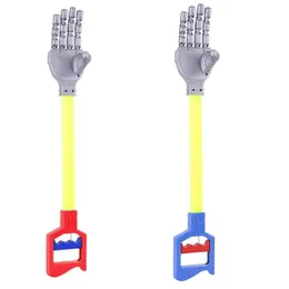 Other Toys 56cm robot claw plastic grab stick DIY grab stick toy manual remote control funny gift props accessories s245176320