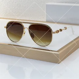 Nuovi occhiali da sole di moda vintage di alta qualità Frame di metallo Uv400 lente polarizzata Donne Designer Designer Occhiali da sole da sole da sole da sole da sole da sole da sole