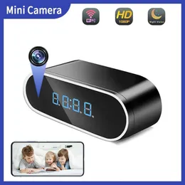 Sport -Action -Videokameras Mini Full HD Clock Kamera 1080p Wireless WiFi Control Infrarot Nachtsicht DVR Kamera Home Überwachung Video J240514