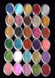 30pcs Cores mistas Pigmentos Pigmentos Glitter Mineral Spangle Sheshadow Maquia
