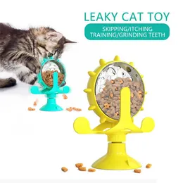 Other Windmill Toy Wheel Plays Cat Leaks Secrets Food Puzzle Toys Relieve Boredom Rotating Kitten Interactive Training Pet Supplies