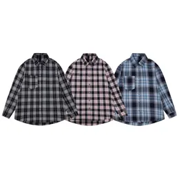 T-shirt feminina CH Spring/Summer New Fashion Full Sky Star Hot Diamond Classic Plaid Liew Loose