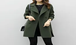 Mode Women Parka Autumn Winter Long Jacket Ladies Cotton Wollen Solid Casual Outwear Parka Casual Cardigan Slim Coat Overcoat S1818958