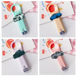 Cuticle Scissors Car Collection Cartoon Nail Clippers Stainless Steel Set Creative Portable For Students Folding Drop Delivery Otgwg