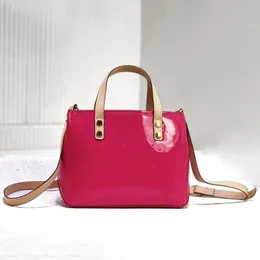 Mulheres Luxo Designer Bolsa Patente Couro Patente Bola Pequena Bolsa ombro Bolsas Crossbody Bolsa