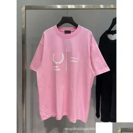 Schwimmkleidung High Version B World Food Program Kurzärmel Paris Weizenspike Double Tide Marke T-Shirt für Männer Frauen Drop Lieferung Sport OTNFX