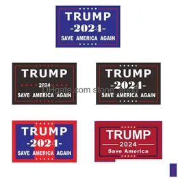 Pinturas Trump 2024 adesivo 5 estilos Donald Car adesivos de pára -choques Drop Deliver