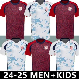 24 25 Costa Rica Copa America J.CAMPBELL Mens Soccer Jerseys National Team A.CONTRERAS G.TORRES BORGES C 2024 2025 Home Away Football Shirts Short Sleeve Uniform