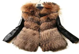 Inverno nuovo giacca da pelliccia in finta pelliccia femmina femmina slim long cappotti da donna esterna da donna in pelle pelliccia di pelliccia soffitta S3XL9591211