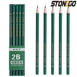 Stoneego 2b Nontoksik Standart Sketch Kalemleri Öğrenciler Özel Altıgen Çocuk Yazıyor Kalem Sınav Pencil 240511