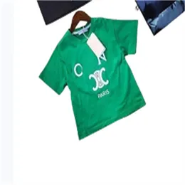 Projektantka koszulka czarna literowa koszulka Masowa koszulka z krótkim rękawem marka mody bawełniana koszulka deluxe chłopcy i dziewczęta na ubraniach B12