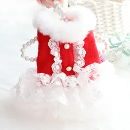 Собачья одежда Зимняя одежда платье платье для щенка для домашних животных одежда Чихуахуа костюм йоркский мальтийский бишон шнаузер пудель жилет