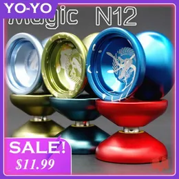 Yoyo Magicyoyo-N12 Grande tubarão branco delicado toque duradouro Promoções de bola de jogo de sono Classic Professional Metal Yo-Yo Toy Gift Y240518