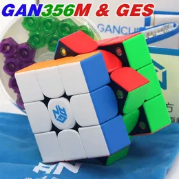 Magic Cubes Gan 356 M Magic Cubes Puzzle Gan356M Magic Cubo Węgo Węgier GAN356M 3x3x3 3x3 Professional WCA Magical A Toy Game 3BY3 Y240518