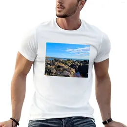 Polos Polos Blue Sky and Ocean Views T-shirt urocze topy fani sportu męskie koszulki