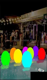 Decoração de festa 6040cm LED Beach Ball Toy com controle remoto 16 cores luzes e 4 modos de luz6966141
