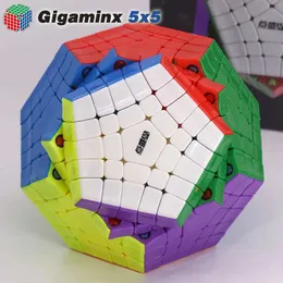 Magic Cubes Diansheng Magnetic Megamin 5x5 Cube Gigaminx Magnet Dodecahedron 12 Faced Magic Puzzles Mgico Cubos Profesjonalna zabawka edukacyjna Y240518