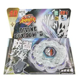 4D Beyblades Free delivery of BB116E ldren toys from the top random booster rotating divine fox volume 8 H240517