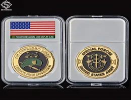 Forças Especiais de Artesanato do Exército dos Estados Unidos Deletas Green de Oppresso Liberate From Challenge de Opressão Coin WPCCB 5923499