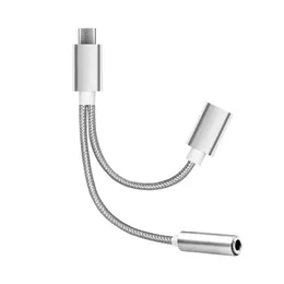 2 IN1 USB-C TYPEC-3,5 мм AUX AUX AUDIORGAGING ADAPTER ADAPTER Y SPLITER для наушников для Xiaomi для конвертатора Huawei Samsung Type-C