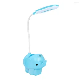 Lâmpadas de mesa Ponto de celular Suporte de celular Elefante de elefante USB Charging LED LED de uso duplo Decoração de desktop noturna Leitura criativa da luz