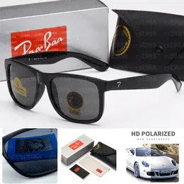 Justin Ray Ray Sunglasses Designer Women Designer Menino Ray 4165 Óculos de sol Classic Polaroid HD Polarized Lens polarizada