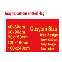 Digital Printing Club Flags Bar Event Banner Car Flag Anpassning 90x150cm Making 3x5ft Supporter Banner Custom 240506