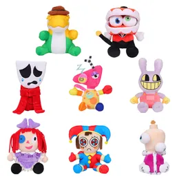 Den fantastiska digitala cirkusen POMNI JAX PLUSH TOY ANIME Söt teater Rabbit Doll Stoppade tecknad clown Jul Kids Presents 119