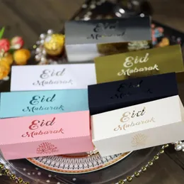 50pcs Eid Mubarak Candy Dragee Box Favor Favor Ramadan Gift Boxes Islâmico Muslim Happy Alfitr Event Party Supplies1 WRAP68392245554156