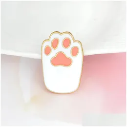 Pins Spettapestreme Dog Paw smalto BASSO PER PIN CATTO GIOIETRI PET AMILE PET BACKPACK DECORAZIONE DI METALE BASSO