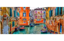 Картины яркие цвета Венеции и ее каналов с их знаменитым гонтором на стену для гостиной для гостиной домашний офис Декор3641351