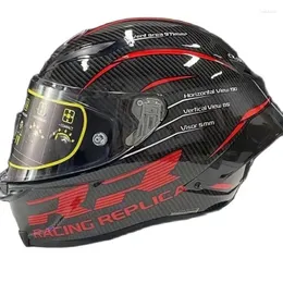 오토바이 헬멧 더블 RR 헬멧 모토 크로스 큰 스포일러 남성과 여성을 타고 가득 찬 얼굴 Casco Capacete Casque