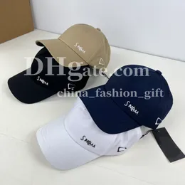 Дизайнерская сплошная шляпа Leisure Letter Baseball Cap Универсальная простая Sunhat Outdoor Sunscreen Hat Unisex Baseball Cap