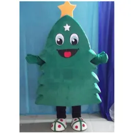 Halloween Christmas Tree Mascot Costume di alta qualità Cartoon Anime Tema Carattere Carnival Unisex Assolti Abito da festa di compleanno di Natale Abito da festa di Natale