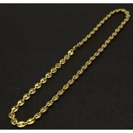 Stainless Steel Coffee Bean Chain Gold Silver Color Plated Necklace And Bracelets Jewelry Set Street Style 22 wmtDny whole2019 298H