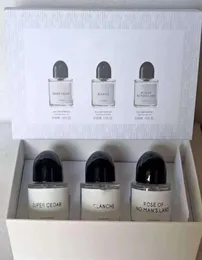 Test Ankomst parfympaket 3PCS30ML Fragrance Spray Super Cedar Blanche Rose of No Man039s Land Cologne High Quality Parfum2856268