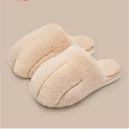 Fluff Women Sandals Chaussures White Grey Pink Womens Soft Slides Slipper Keep Warm Slippers Shoes Size 36-41 03 9256 s s