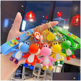 Decompression Toy Bubble Dragon Little Dinosaur Keychain Car Student Backpack Pendant Small Gift Drop Delivery Toys Gifts Novelty Gag Dhrez