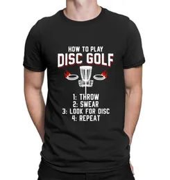 men039s tshirts 대형 티셔츠 디스크 골프 재미있는 짧은 슬리브 유니슬 품질 면화 Teemen039S8642729