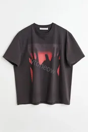 Męskie koszulki Paris Najlepsze koszule Y/Projekt Krótki rękaw Y2K Sneaker Match Sail Astroworld 100% bawełny grafika Scotts T Shirt Męska koszulka Paris Tops